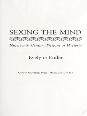 cover image of Sexing the Mind